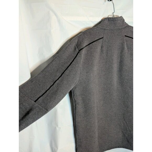 Ogio Men's Gray Pullover Sweatshirt Logo 1/4 Metal Zip Sz L Hot Pocket Mascot - Picture 11 of 14